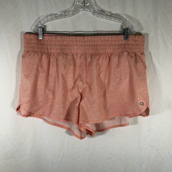 Gap Fit Shorts Women's XXL Pink Pull On Elastic Waist Lined No Pockets - Picture 1 of 9